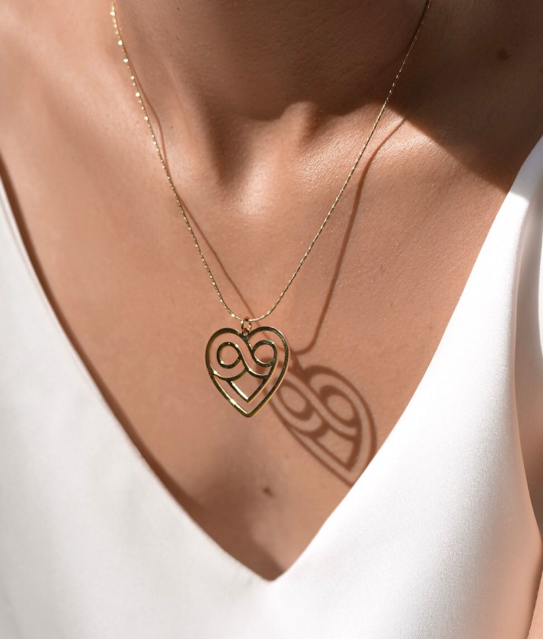 Infinity Necklace,infinity Heart Jewelry,heart Shaped Jewellery,love ...