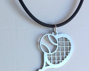 SALE! Tennis pendant, Tennis necklace, Tennis jewellry, Tennis fans