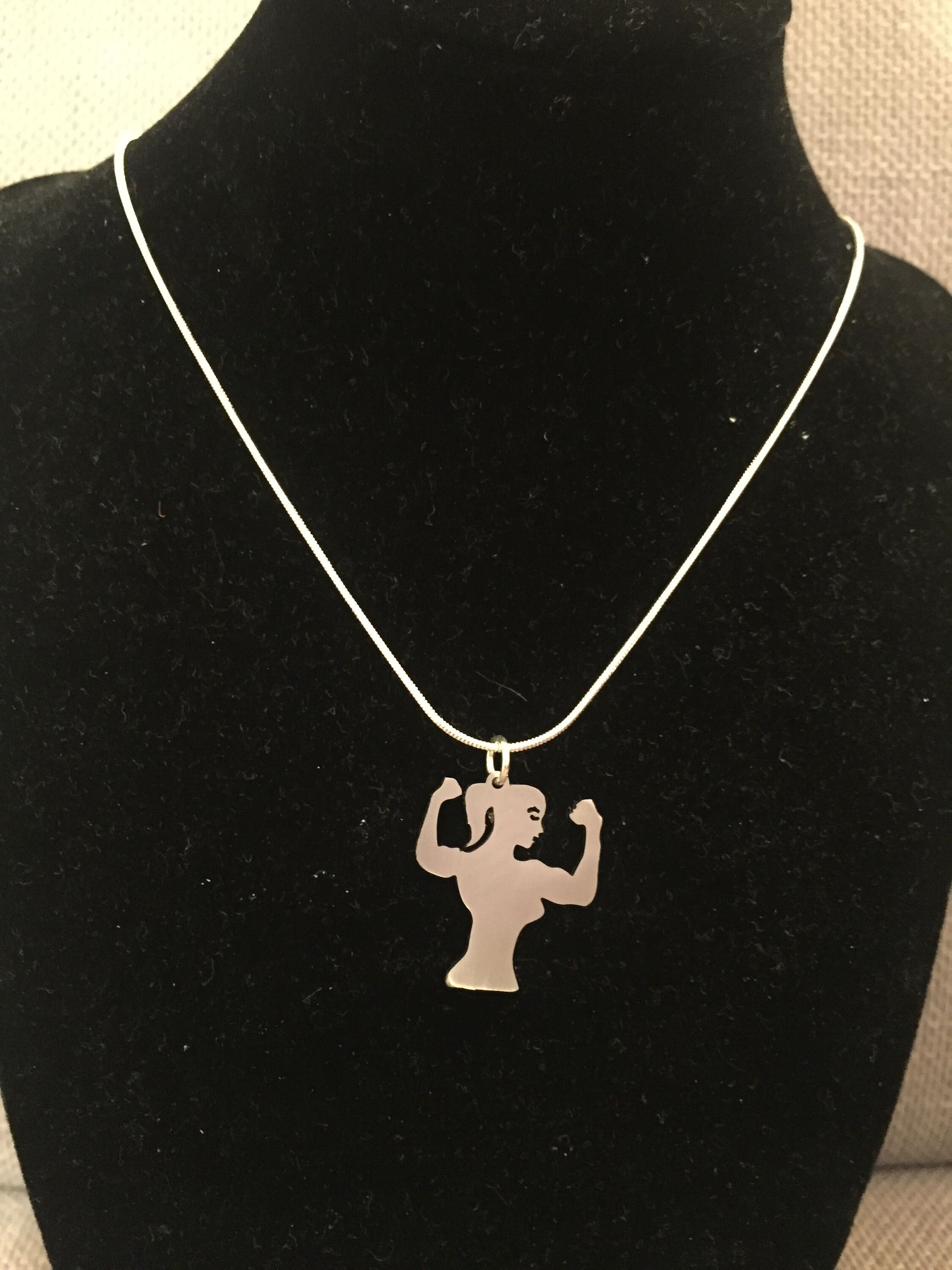 Woman bodybuilding jewelry Fitness jewellrywomen's Etsy