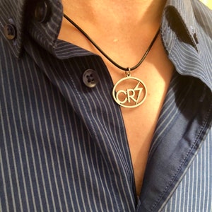 SALE! CR7 pendant, Cristiano Ronaldo Necklace, Necklace chain, Football Jewelery Stainless Steel, Ronaldo fans