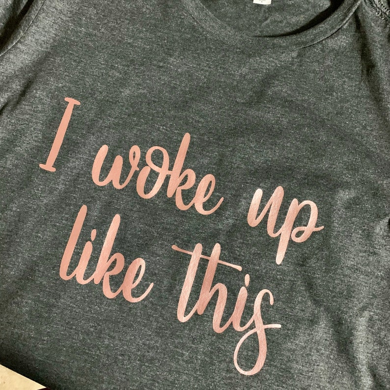 I Woke Up Like This Mom and Child T-shirt Set