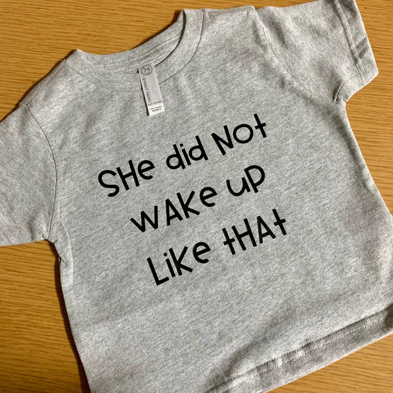 I Woke Up Like This Mom and Child T-shirt Set