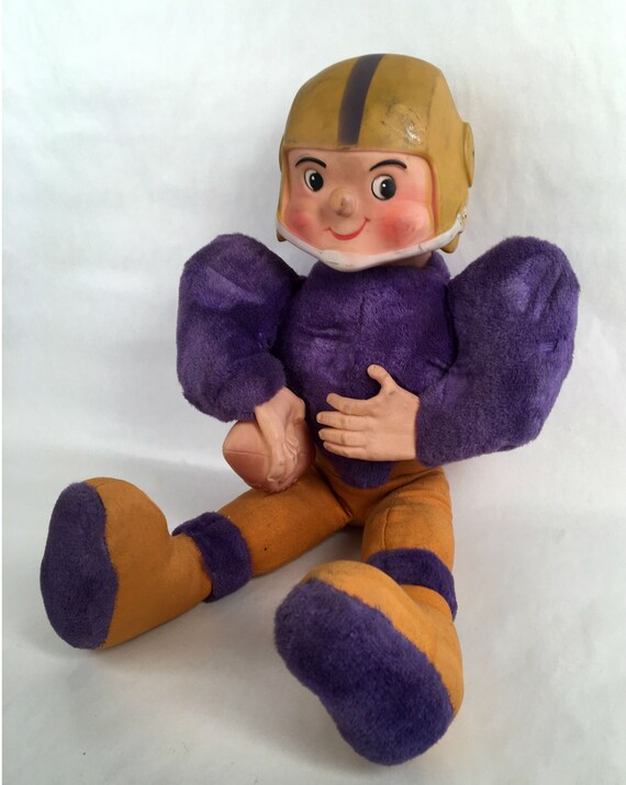Vintage 1960's 16 ROKO NFL Football Player Plush Toy Etsy