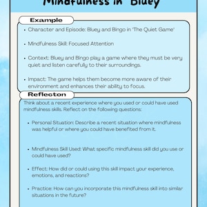 Bluey Therapy Workbook - Etsy