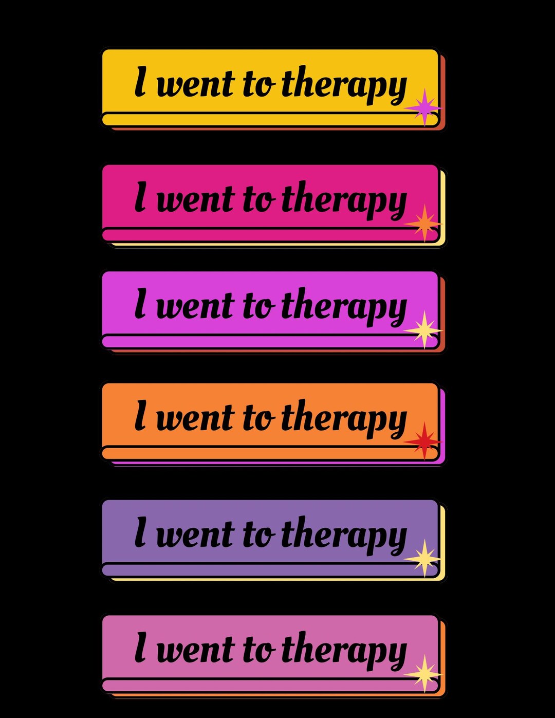 Digital I Went to Therapy Sticker Sheet Etsy