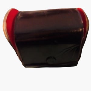 Vintage Black Camera Lens Case  Japan Snap Closure