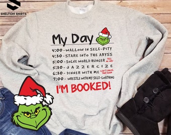 Funny grinch sweatshirt Clearance