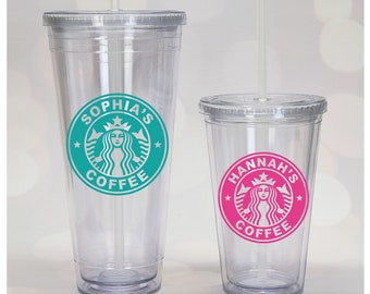 Kappa Delta sorority Stainless Steel Insulated Tumbler with Straw 12 oz with Vinyl decal rosegold