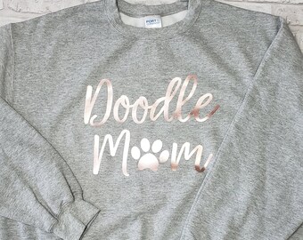 black and rose gold sweatshirt