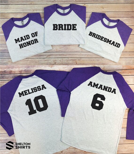 bridesmaid jerseys