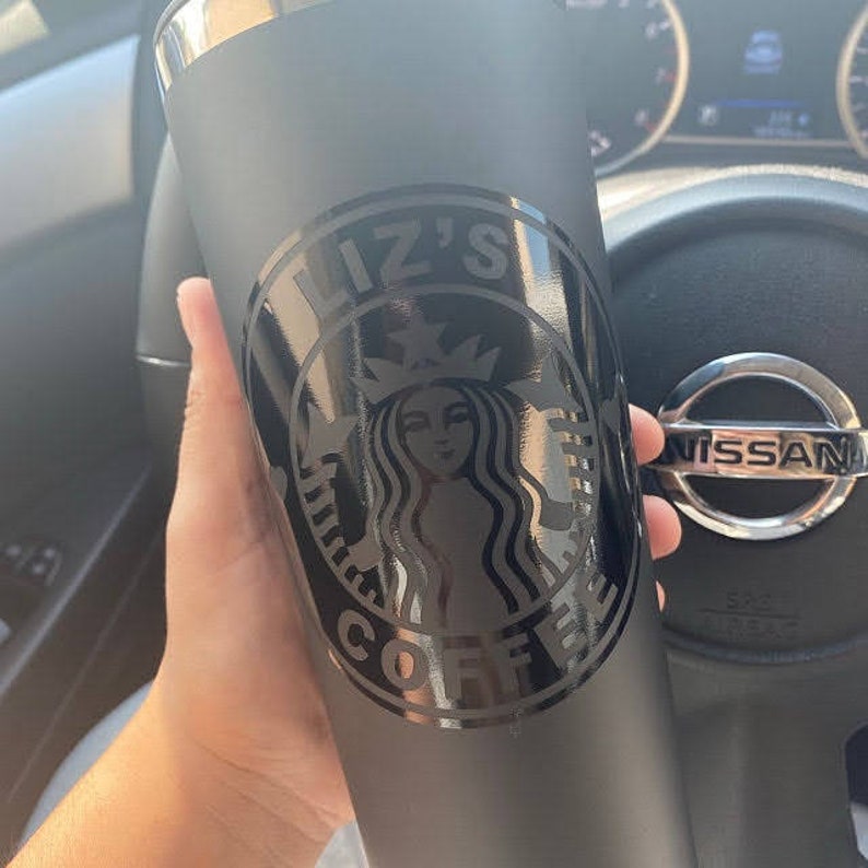 starbucks black hot tumbler