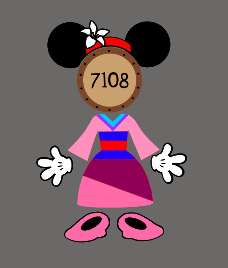 Disney Princess Mulan Cruise Door Magnets