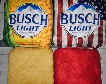 Busch light cornhole bags Set of 8