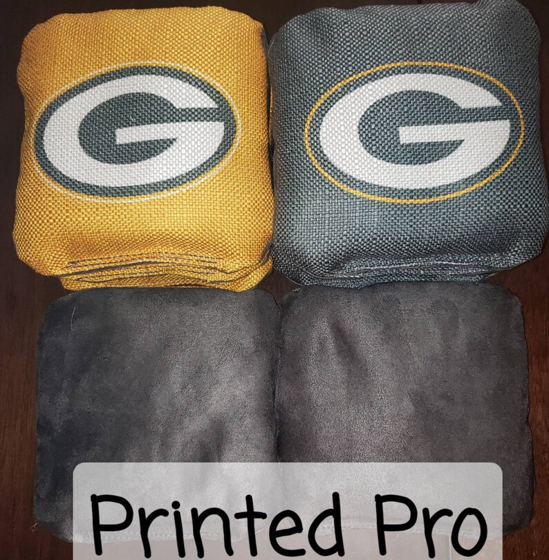 Green bay packers cornhole bags Etsy