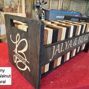 Persononalized Giant tumbling blocks, tumbling towers with crate/table