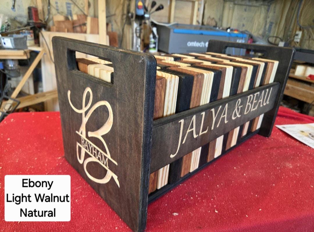 Personalized Giant Birch Crate Tumbling Blocks