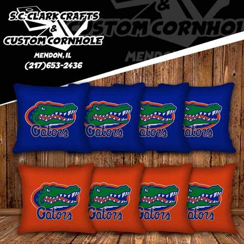thumbnail image 2 of Florida Gators Cornhole Bags - Set Of 8 Regulation ACA Quality Bean Bags 2 of 9