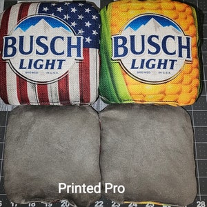 Busch light cornhole bags Set of 8