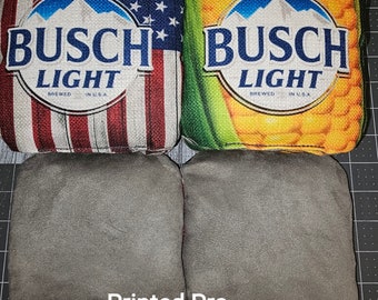 Busch light cornhole bags Set of 8