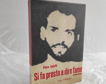 Autograph with dedication CALEFFI Piero - It's easy to say hungry, 1958 - RARE