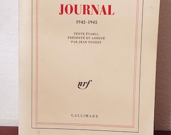 Jean Cocteau. JOURNAL 1942 - 1945. Edition Gallimard, 1989. First Edition