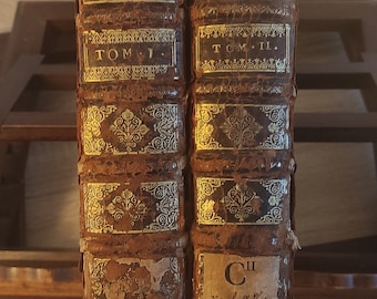 1691 - Vol.I - Cours d’Architecture qui comprend les Ordres de Vignole[...] Vol.II - Explication des terms d’architecture...First Editions