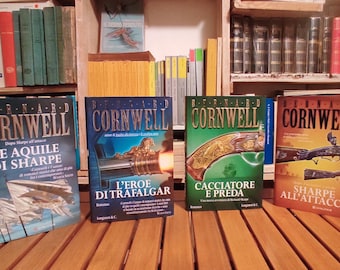 Bernard Cornwell. Lot of 4 Novels First Editions, Longanesi