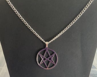 Supernatural Men Of Letters Stainless Steel Necklace, Aquarian Star Keychain