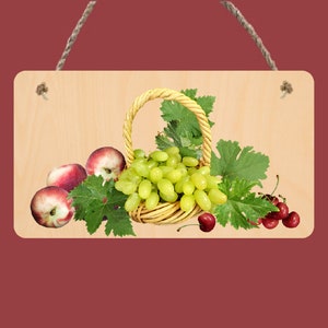 Kitchen sign, Hanging sign, Kitchen wall sign, Plywood sign, Indoor sign, Wood kitchen plaque, Kitchen decoration