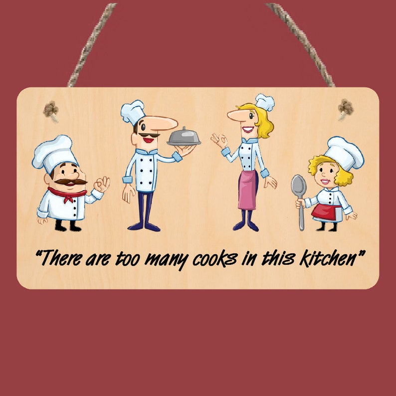 Kitchen Sign, Hanging Sign, Kitchen Wall Sign, Plywood Sign, Indoor ...