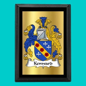 Escudo de armas, escudo familiar, placa pequeña