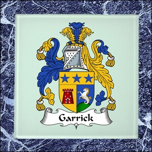 Coat of arms, Glass coasters, Family crest, Coaster set, Heraldic