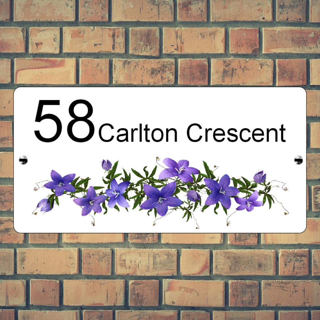 Outdoor Sign, House Sign, External Sign, House Plate, Outdoor Wall Sign