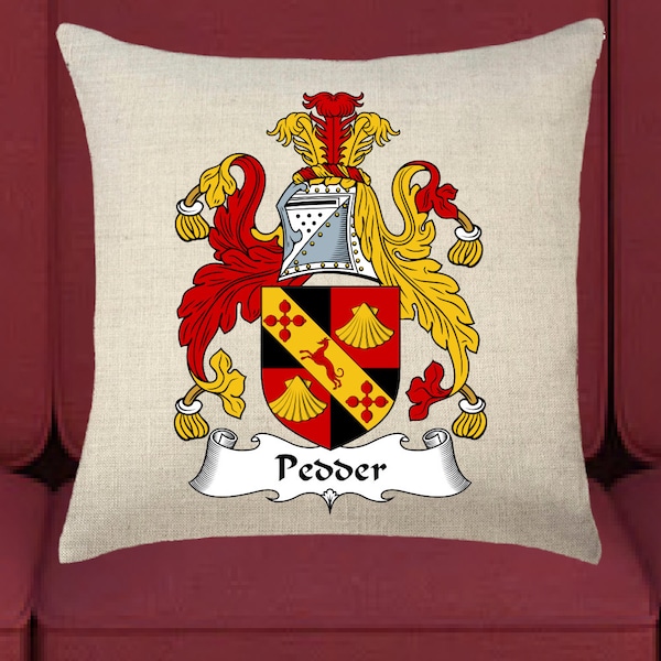 Coat of arms, Family crest, Cushion cover, Cushion case, Pillow cover, Pillow case