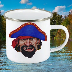 Enamel mug, Boating mug, Boater&#39;s gift