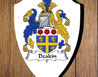 Coat of Arms, Family Crest, Shield Plaque