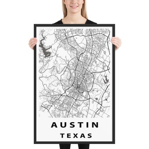 Austin, Texas Framed photo paper poster
