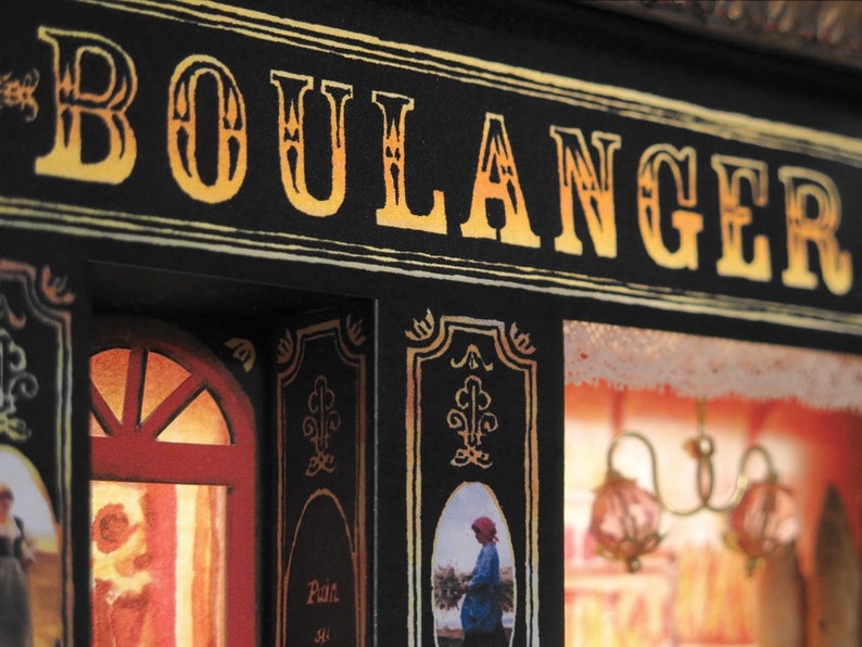 Miniature Showcase Framed theme Parisian Bakery image 3