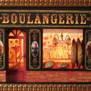 Miniature Showcase Framed theme Parisian Bakery image 1