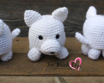 Barry Westie Crochet Ami PATTERN