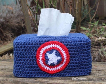 Crochet Tissue Box Cover - Base & Variations PATTERN