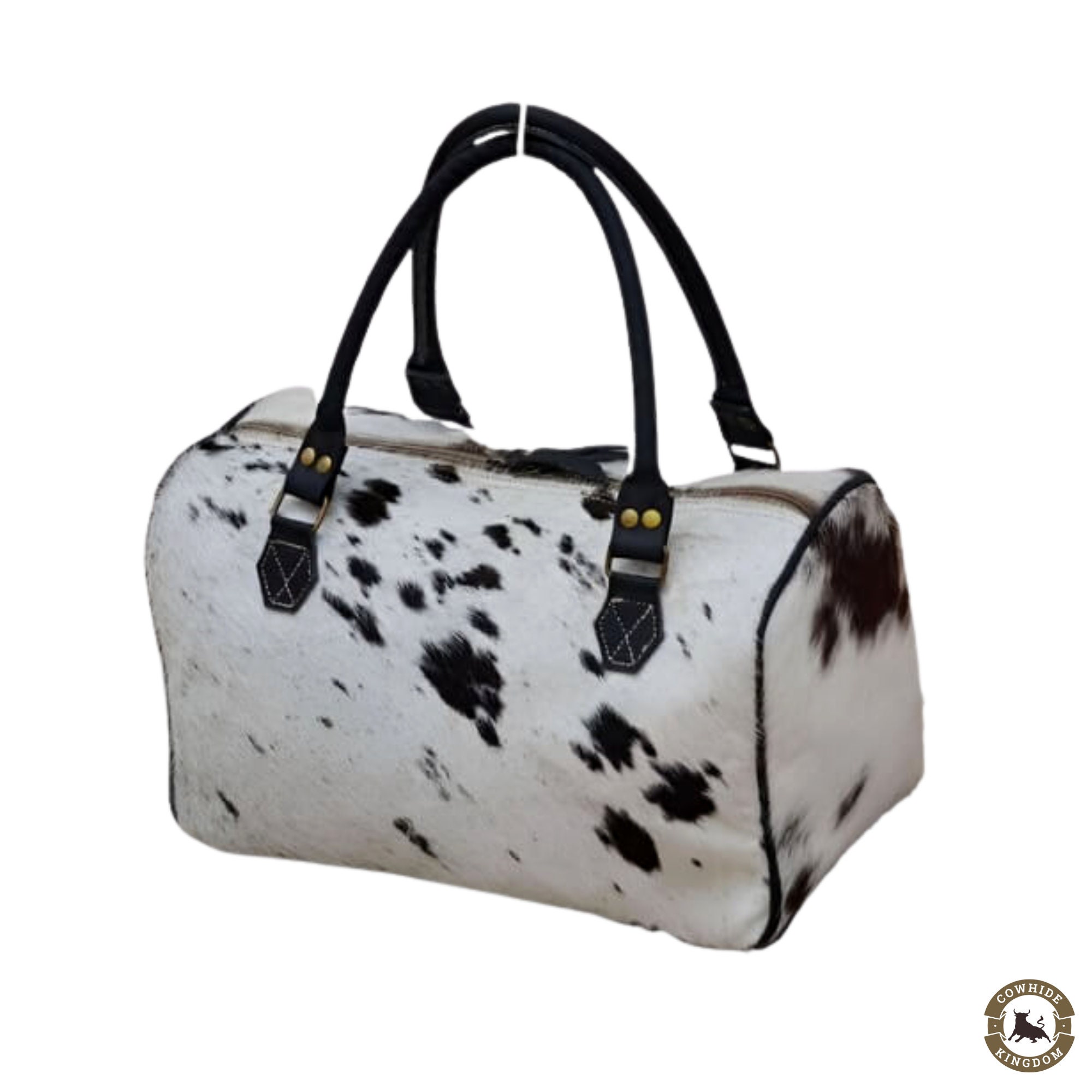 Best Cowhide Duffle Bag Small for Daily Use Western Duffle Etsy