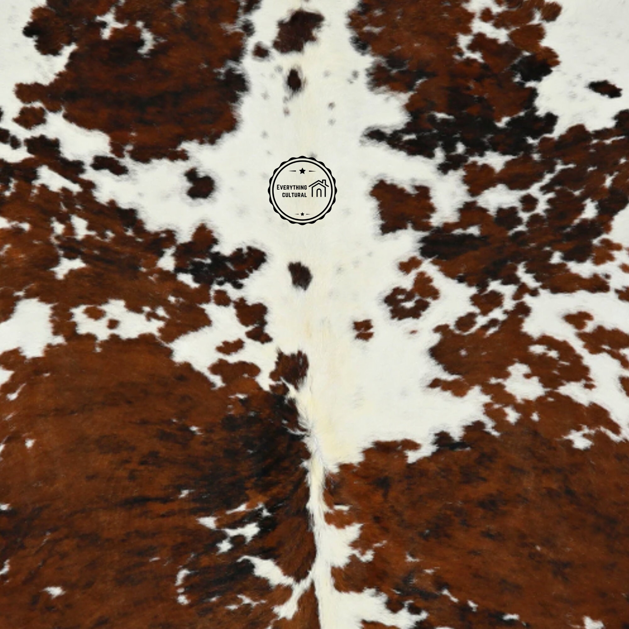 Tricolor Cowhide Rug Black and White Hide Rug Cow Skin Rug Etsy