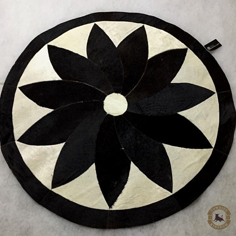 Handmade Cow Skin Patchwork Rug Cowhide Patchwork Rug 8 X 10 Etsy