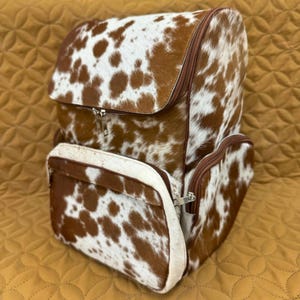 Leather Backpack Boho - Etsy display picture 2