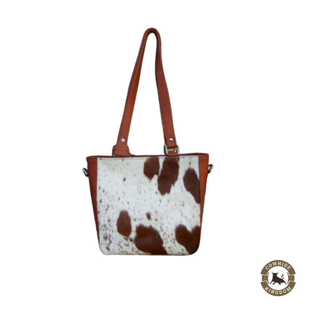 Natural Cowhide Tote Bag for Daily Use Bucket Leather Bag for - Etsy