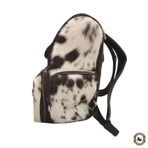 LP-FACON Cowhide Cow Skin Print Western Leather Diaper...