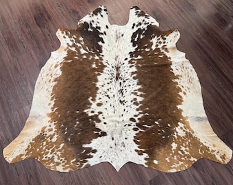 Hair On Cowhide Rug Large Cowhide Rug for Living Room Area Rug Natural Cowhide Rug Brazilian Cowhide Rug Western Rug Cowhide Floor Rug Gift