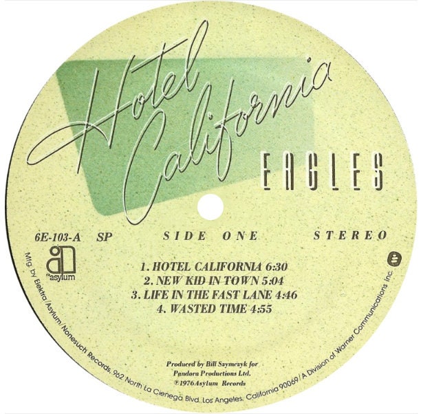 Kaufe Vinyl Eagles - Hotel California In Concert Picture Disc