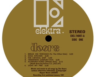 The doors record label